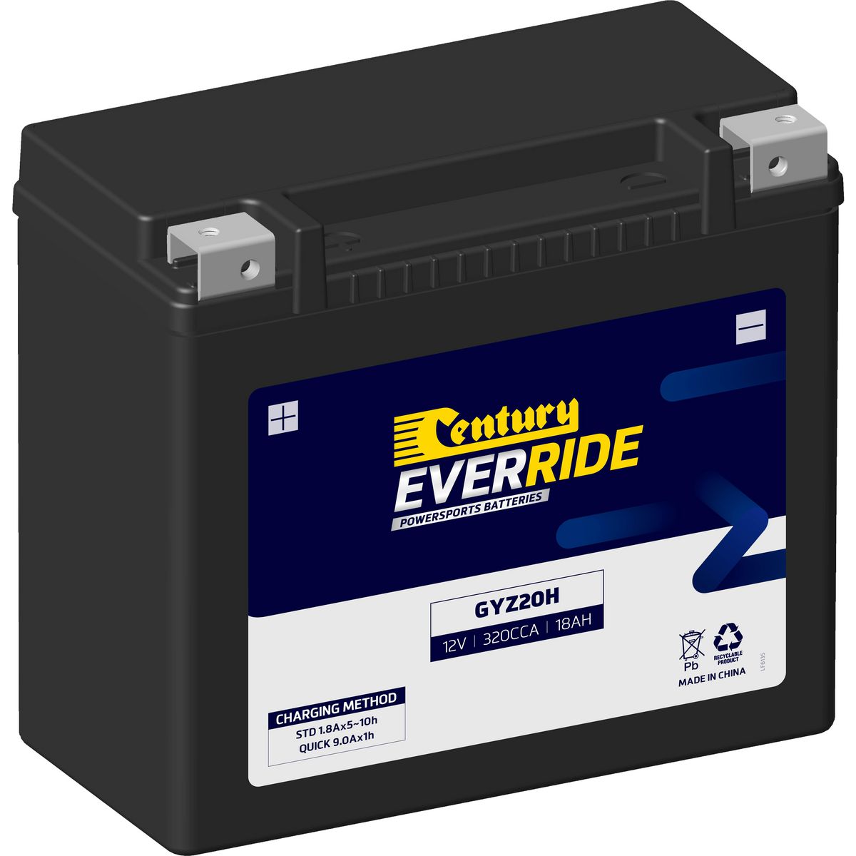 Century Everride Battery GYZ20H