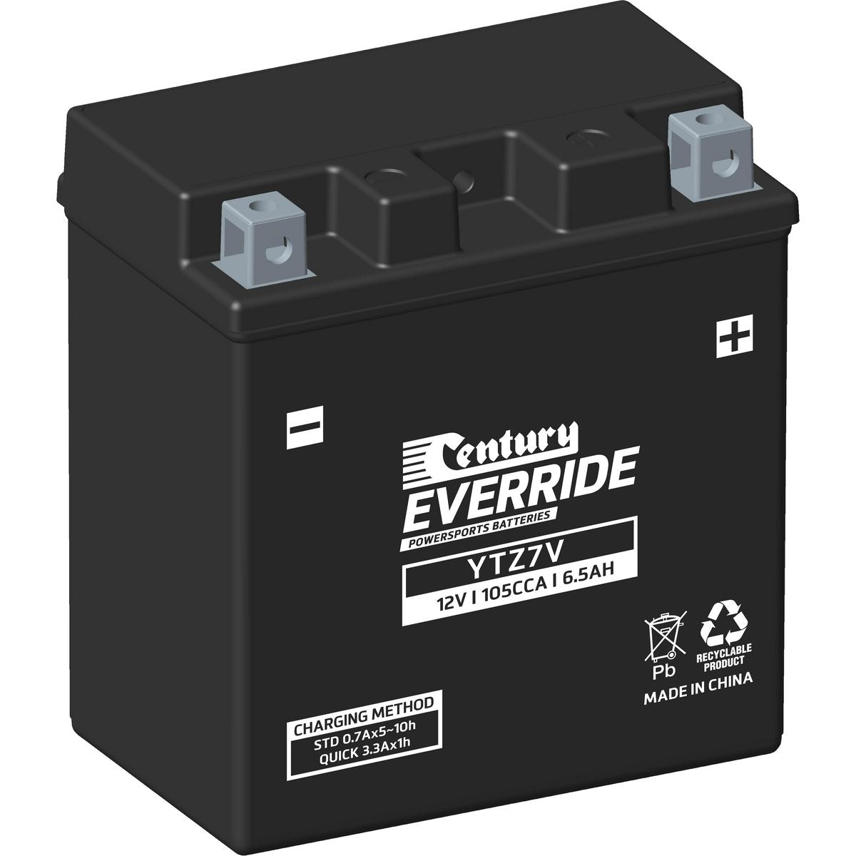 Century Everride Battery YTZ7V