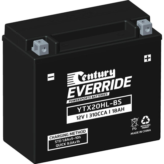 Century Everride Battery YTX20HL-BS
