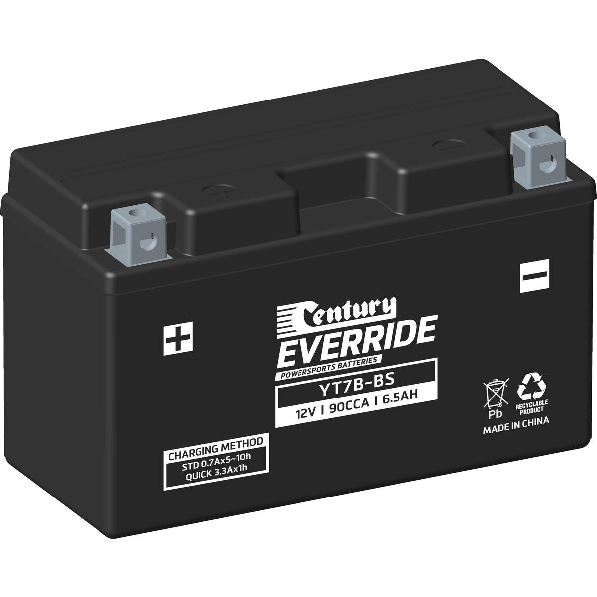 Century Everride Battery YT7B-BS