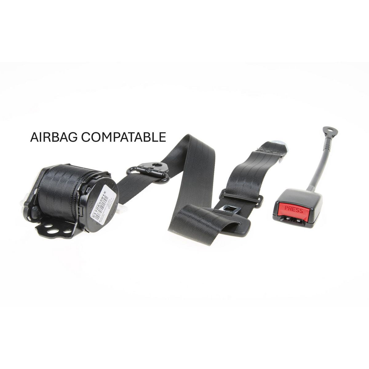 APV Seat Belt 90/90 Vertically Mounted On Pillar 350mm Stalk Driver Side K6248-SA