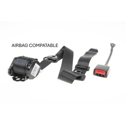 APV Seat Belt 90/90 Vertically Mounted On Pillar 350mm Stalk Passenger Side K6249-SA