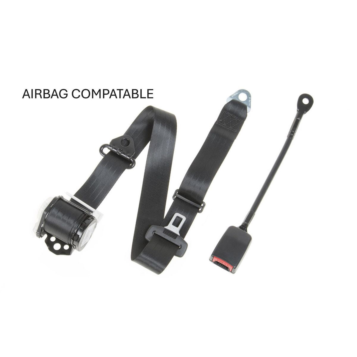 APV Seat Belt 90/90 Vertically Mounted In Pillar 350mm Stalk PE4546-SA