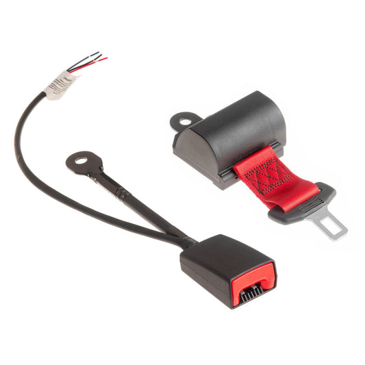 APV Seat Belt 2 Inch ALR Lap 250mm Stalk, Red KIE4655R