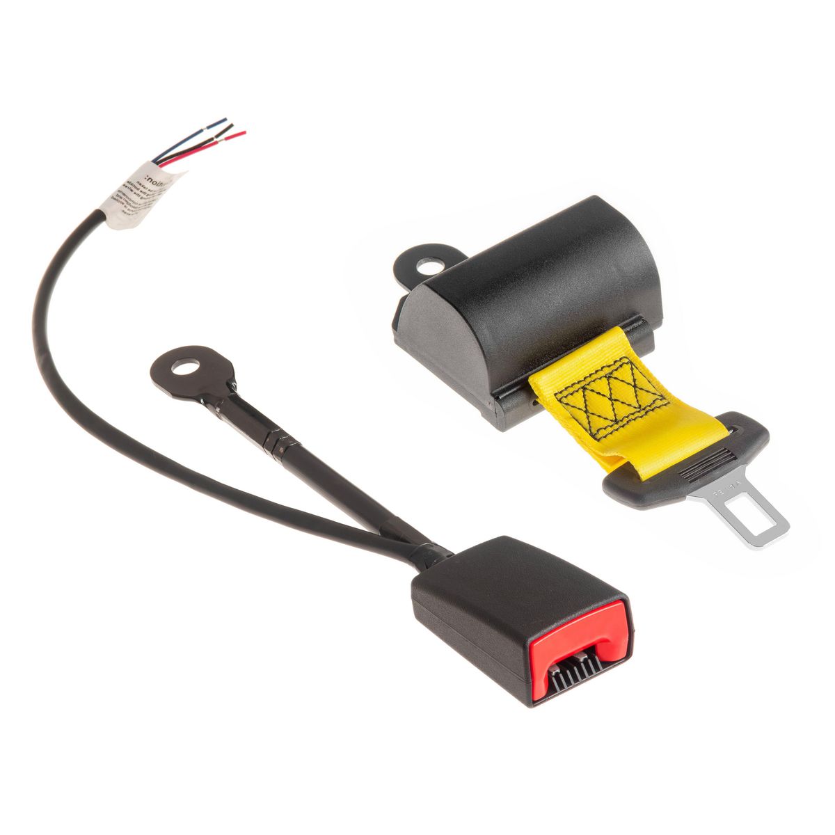 APV Seat Belt 2 Inch ALR Lap 250mm Stalk, Yellow KIE4655Y