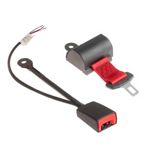 APV Seat Belt 2 Inch ALR Lap 300mm Stalk, Red KIE4656R