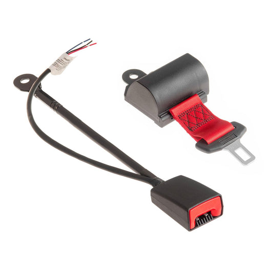 APV Seat Belt 2 Inch ALR Lap 400mm Stalk, Red KIE4657R