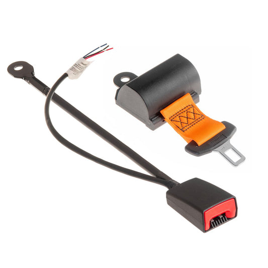 APV Seat Belt 2 Inch ALR Lap 450mm Stalk, Orange KIE4658FO