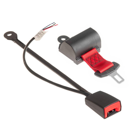 APV Seat Belt 2 Inch ALR Lap 450mm Stalk, Red KIE4658R