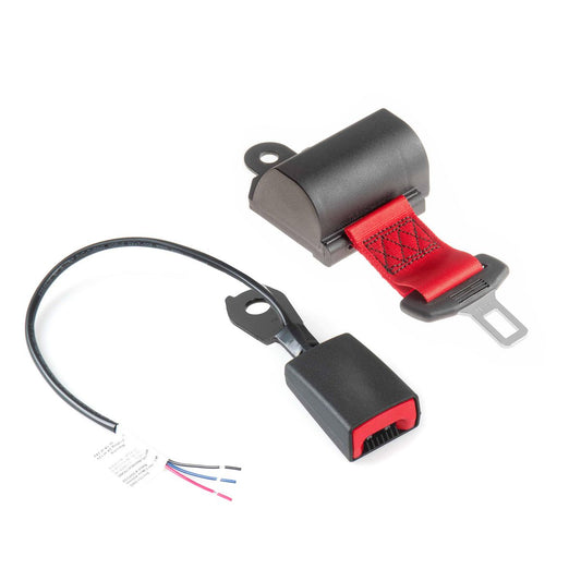 APV Seat Belt 2 Inch ALR Lap 135mm Stem, Red KIE4650R