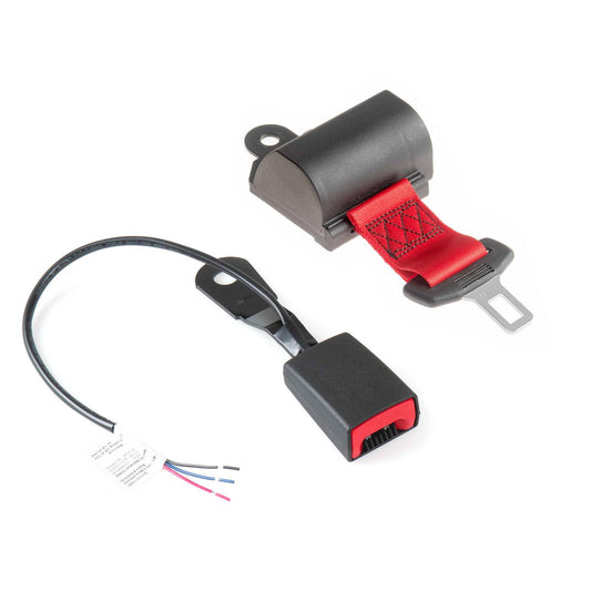 APV Seat Belt 2 Inch ALR Lap 170mm Stem, Red KIE7596R