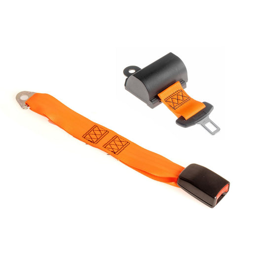 APV Seat Belt 2 Inch Alr Lap 425mm Web, Orange KI4676FO