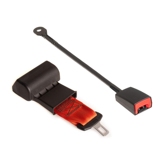 APV Seat Belt 3 Inch ALR Lap 450mm Stalk, Orange KI4783FO