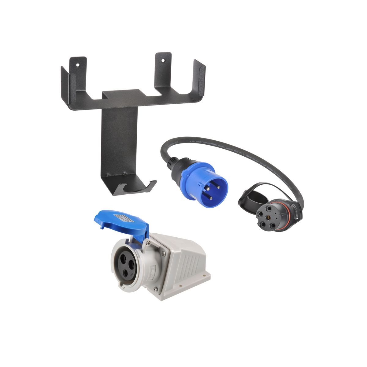 Projecta EVC7Kw 32A Home Pack With 32 Plug And Socket Wall Bracket EVC7KW-HP