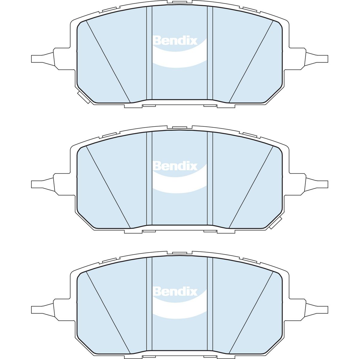 Bendix GCT Brake Pad Set DB2613 GCT