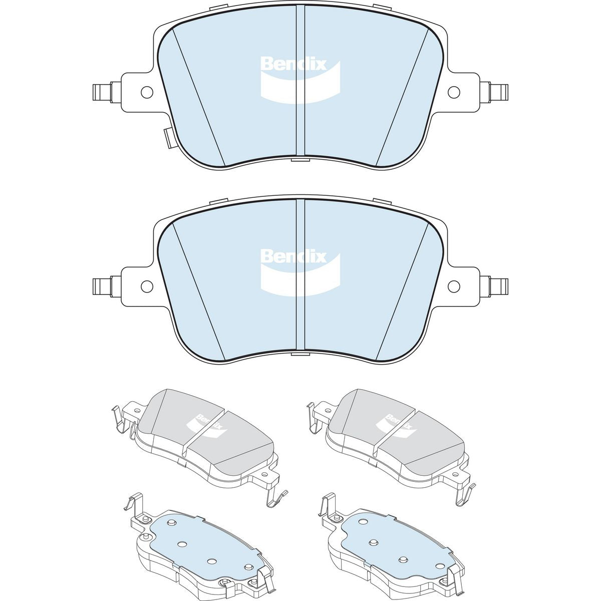 Bendix EV Brake Pad Set DB2696 EV