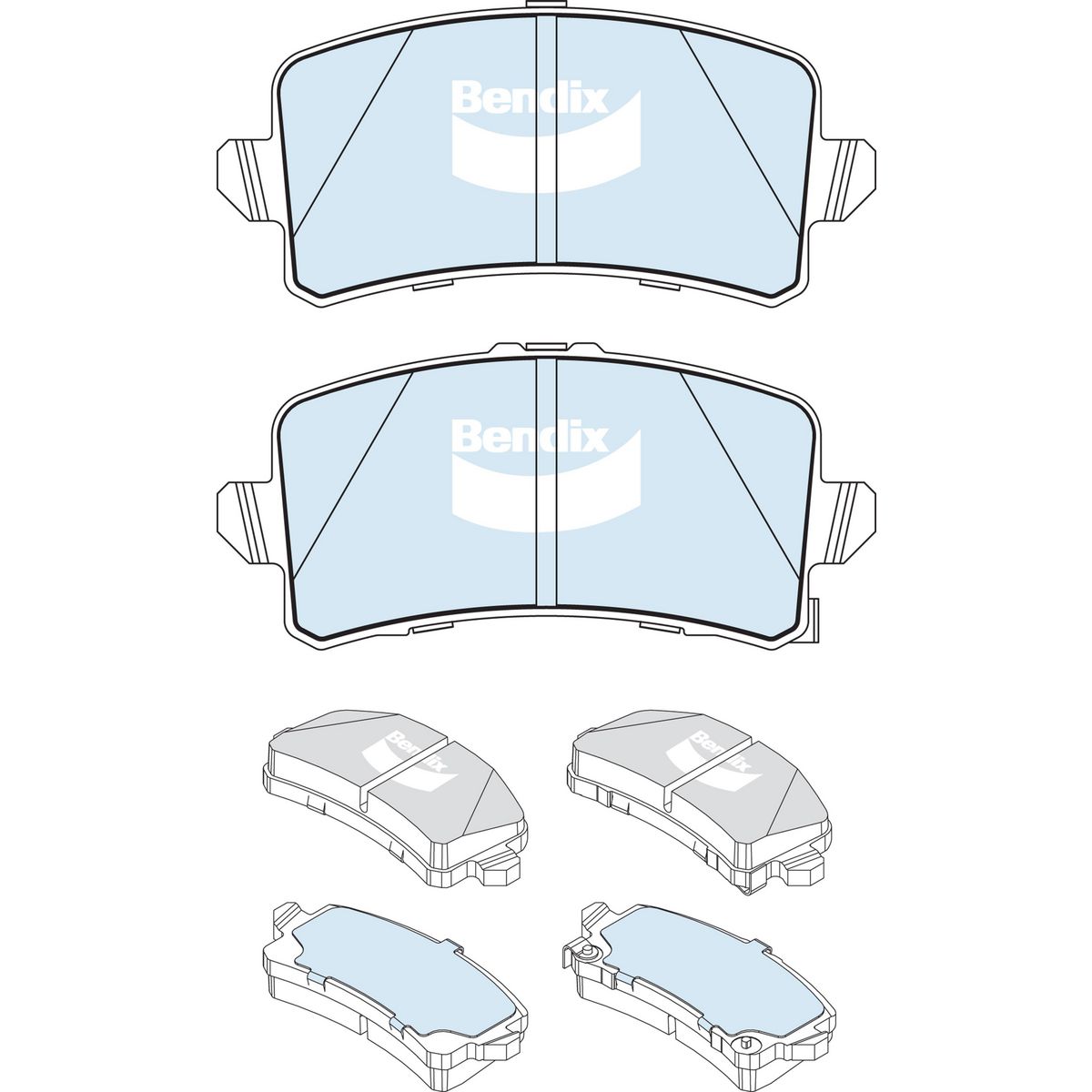 Bendix EV Brake Pad Set DB2697 EV