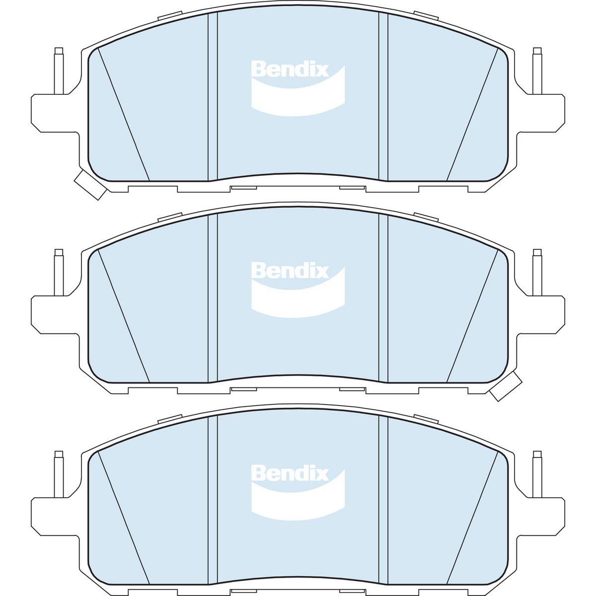 Bendix 4WD Brake Pad Set DB2736 4WD