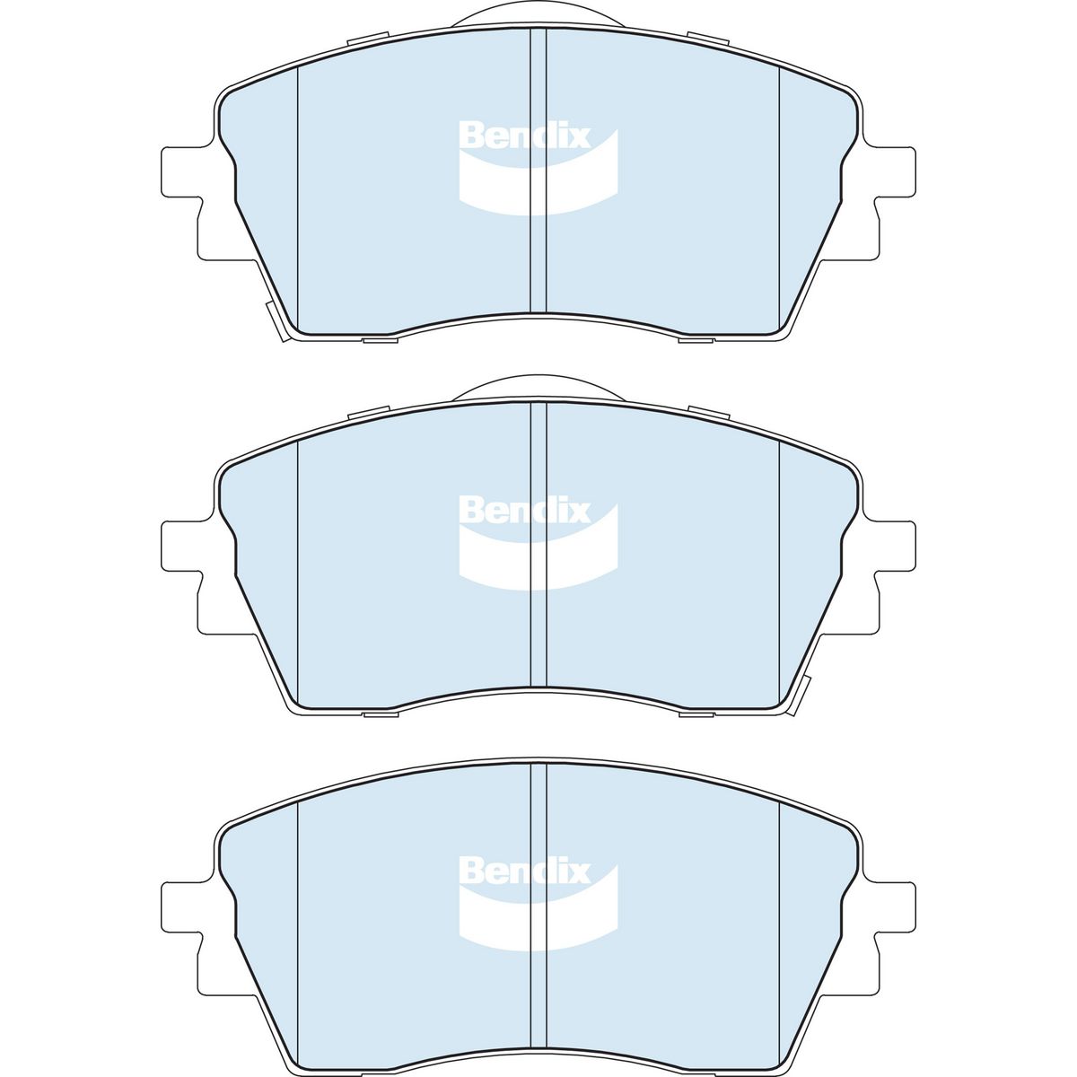 Bendix GCT Brake Pad Set DB2874 GCT