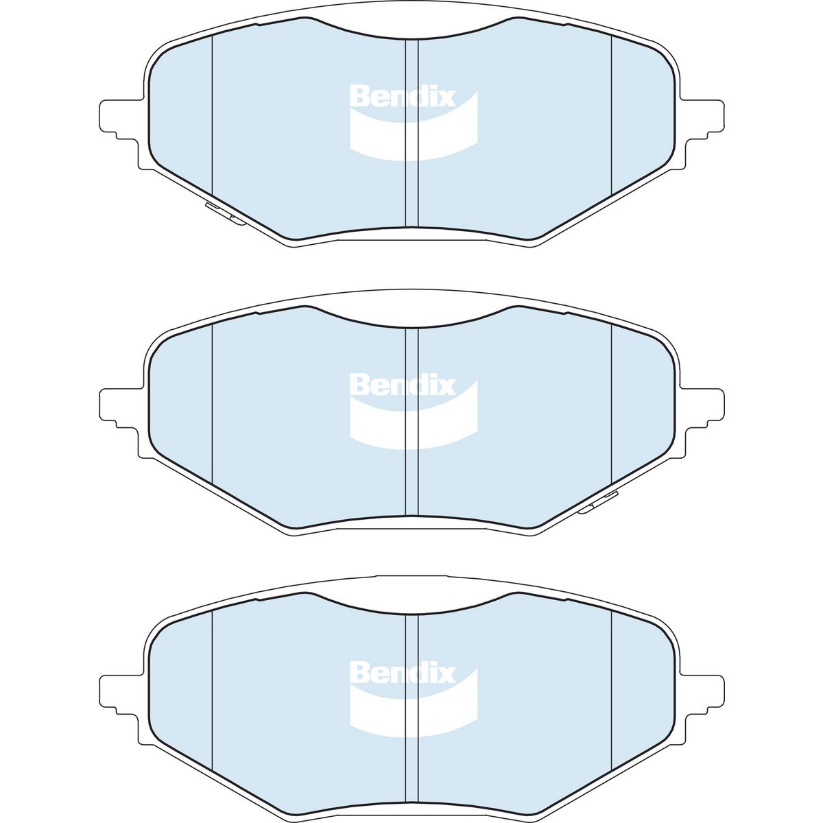 Bendix 4WD Brake Pad Set DB2875 4WD