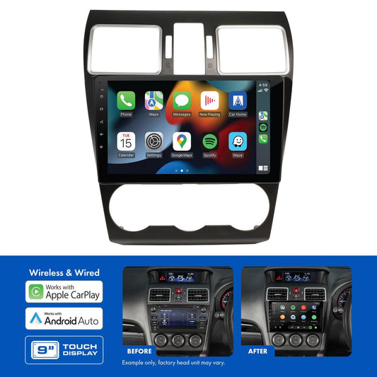Aerpro 9In Multimedia Receiver To Suit Subaru Forester (2015-2018), Impreza (2015-2016), Levorg (2016-2020), Wrx (2016-2018) & Xv (2016-2017) - With Navigation AMASU4