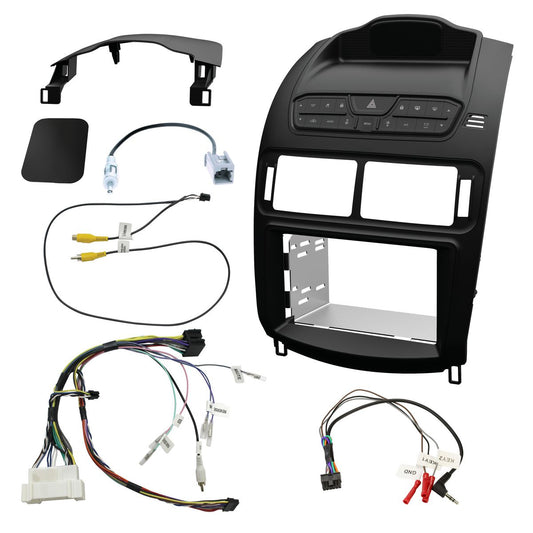 Aerpro Double Din Head Unit Installation Kit To Suit Ford Falcon FG (Satin Black) FP9650SK