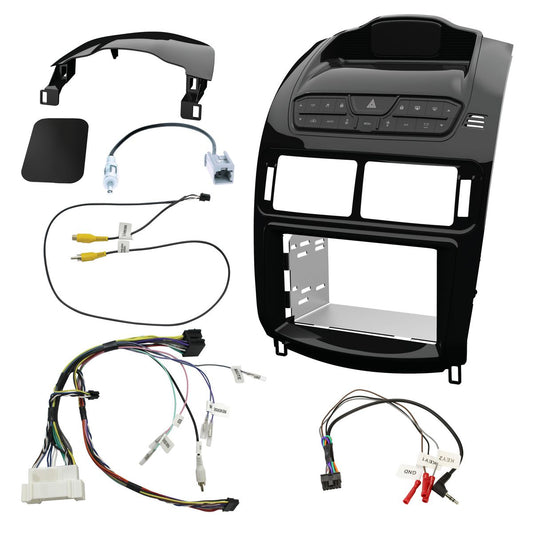 Aerpro Double Din Head Unit Installation Kit To Suit Ford Falcon FG (Piano Black) FP9650PK