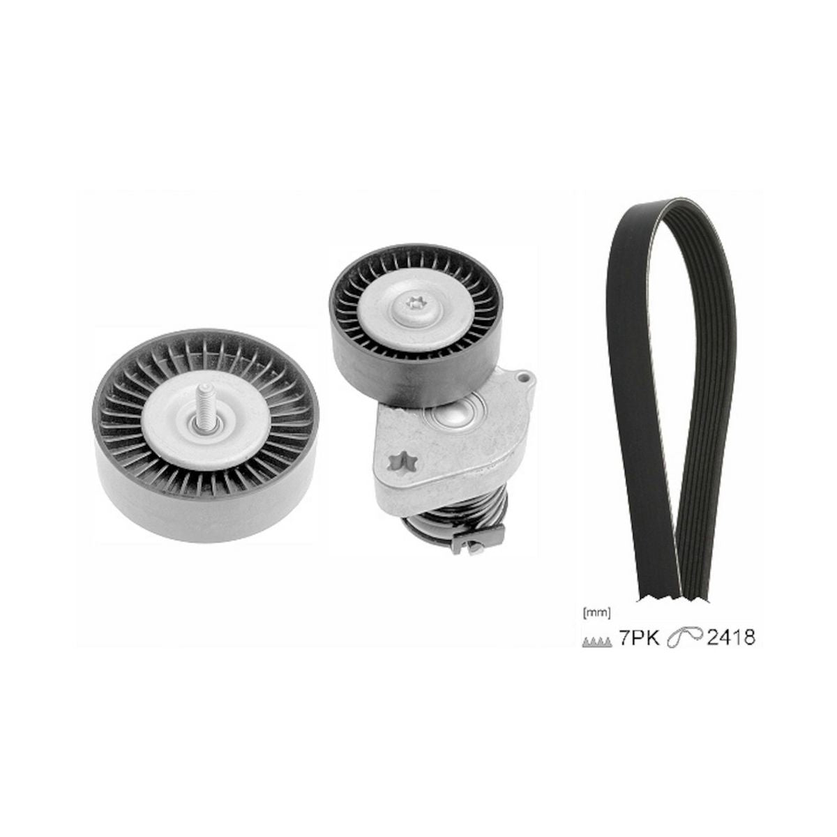 INA V-Ribbed Belt Set 529 0334 10