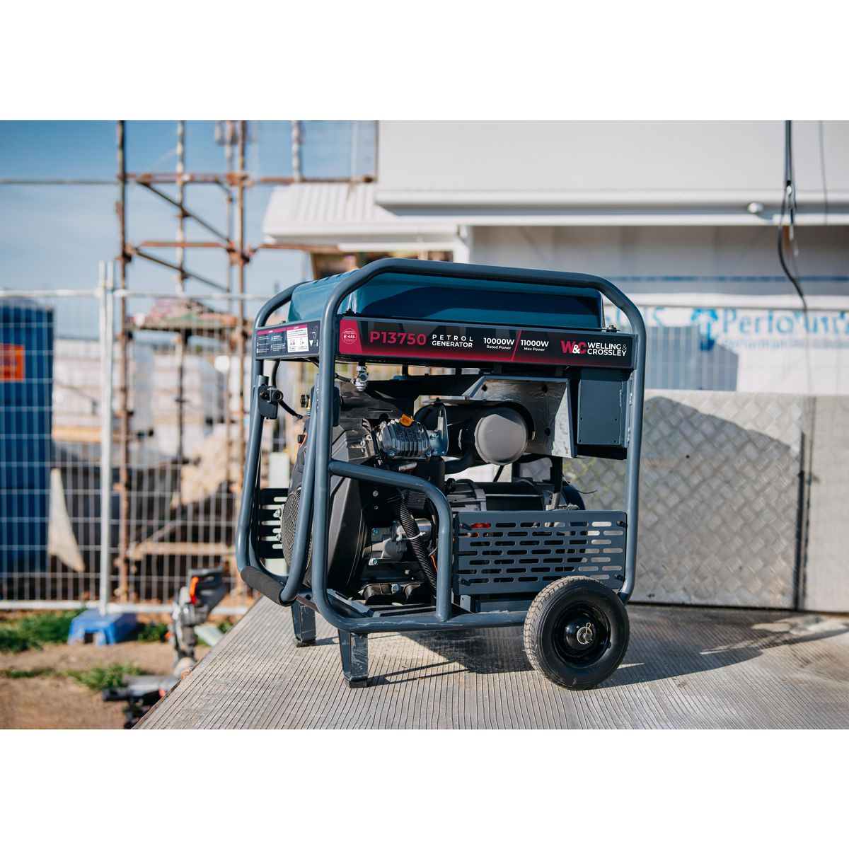 Welling & Crossley 13.75 kVA (11000W) Open Frame AVR Petrol Generator with E-Start WC-P13750