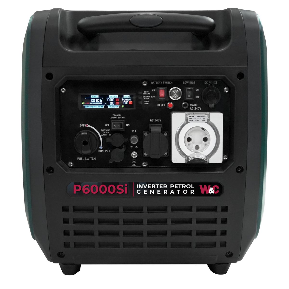 Welling & Crossley 6000W Smart Silent Inverter Petrol Generator with E-Start WC-P6000SI