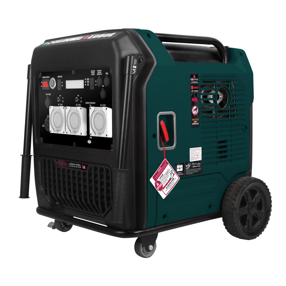 Welling & Crossley 9000W Smart Silent Inverter Petrol Generator with E-Start WC-P9000SI