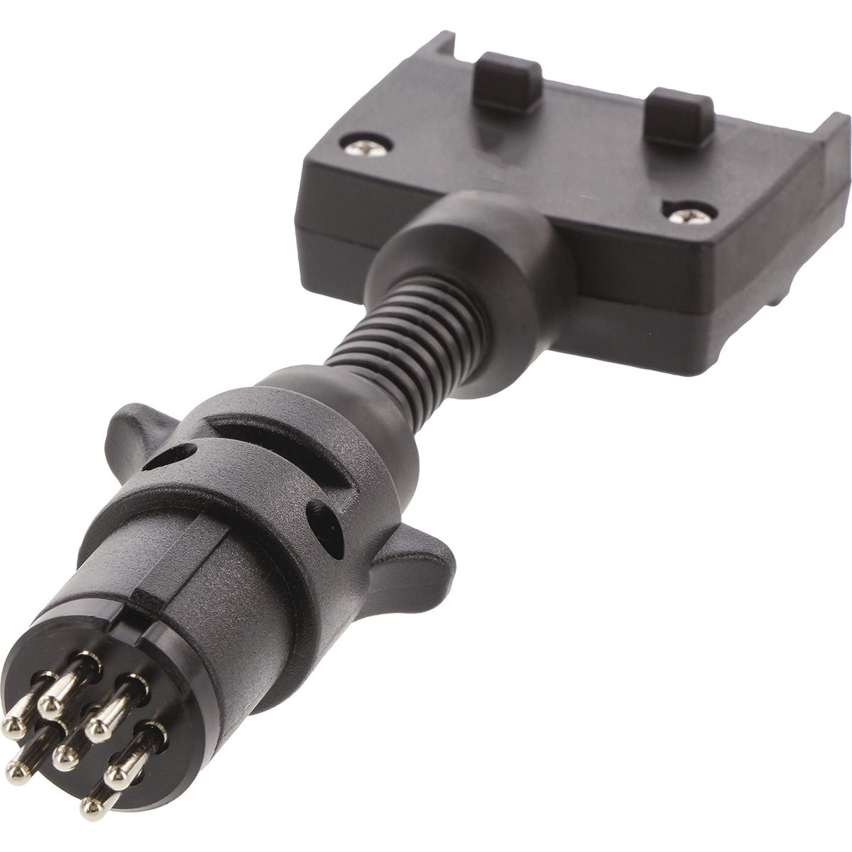 OEX Trailer Adaptor 7 Pin Flat (Car) To 7 Pin Small Round (Trailer) ACX8010