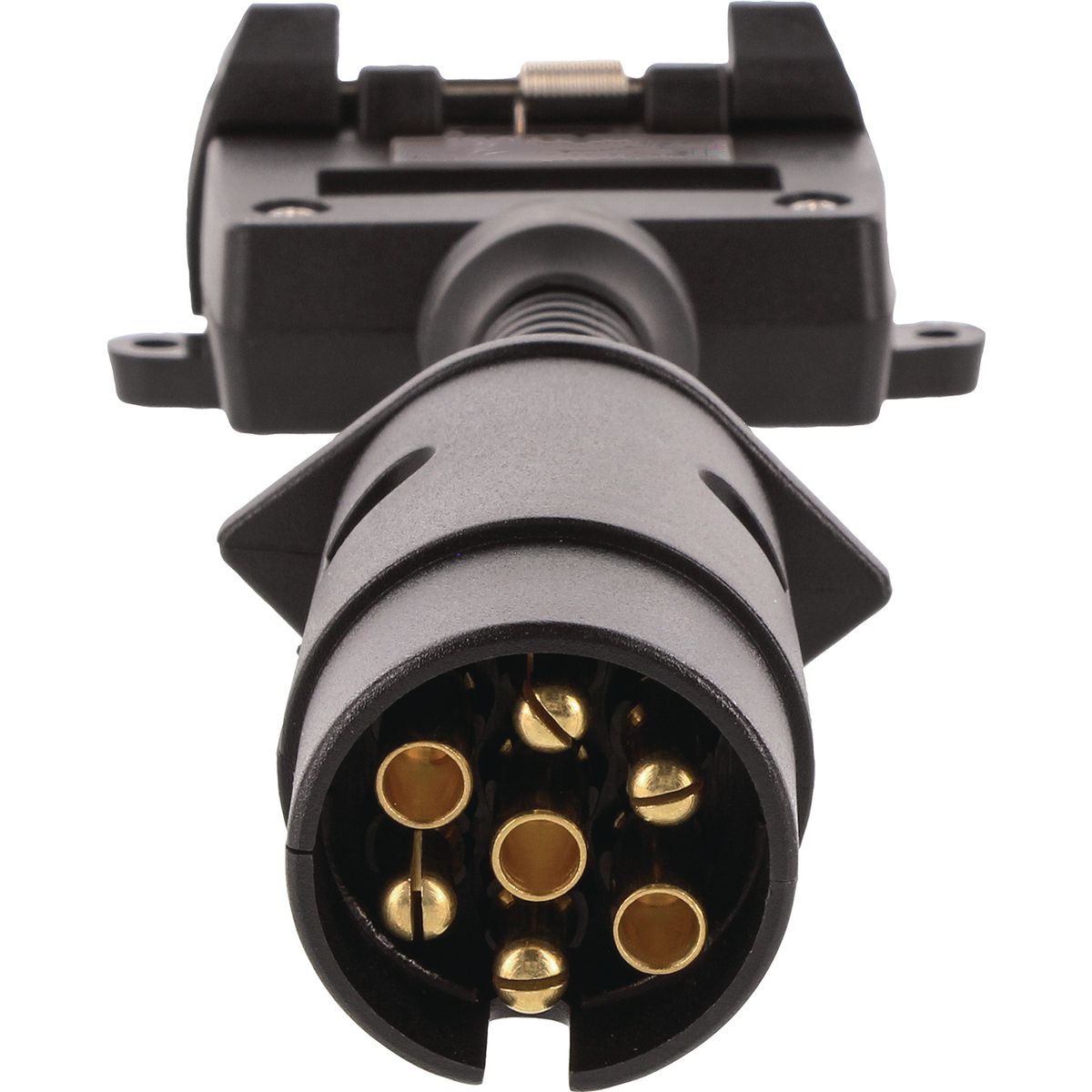 OEX Trailer Adaptor 7 Pin Large Round (Car) To 7 Pin Flat (Trailer) ACX8012