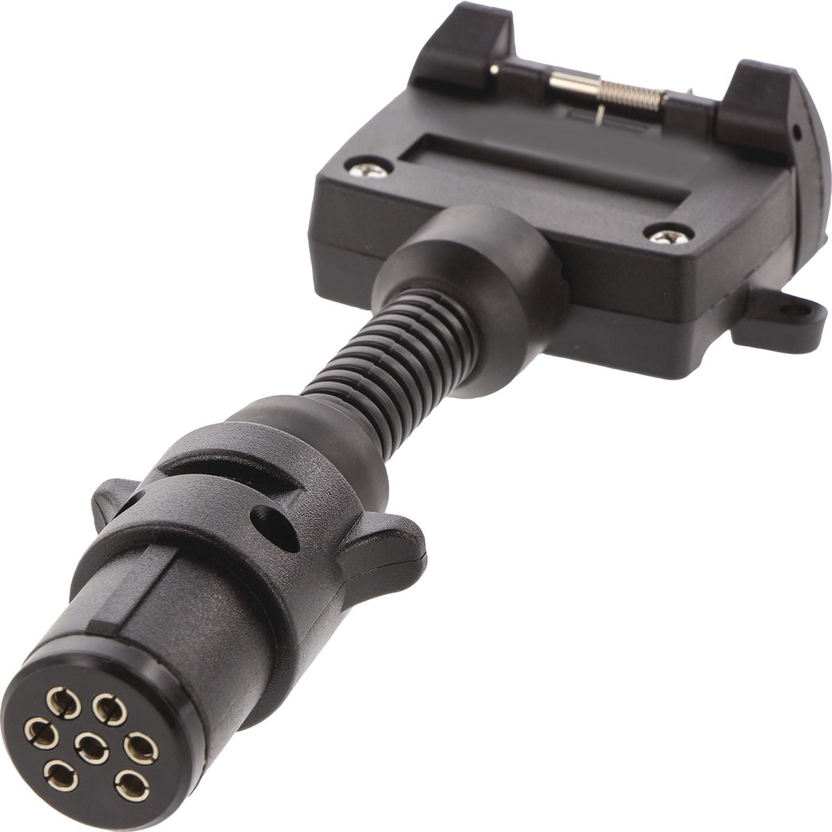 OEX Trailer Adaptor 7 Pin Small Round (Car) To 7 Pin Flat (Trailer) ACX8013