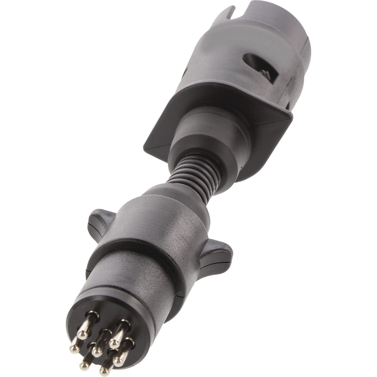 OEX Trailer Adaptor 7 Pin Large Round (Car) To 7 Pin Small Round (Trailer) ACX8015