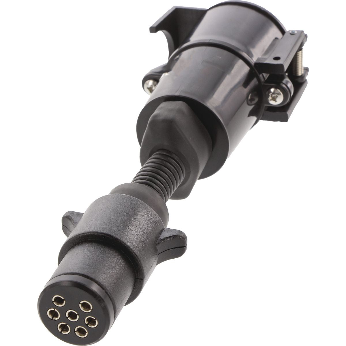 OEX Trailer Adaptor 7 Pin Small Round (Car) To 7 Pin Large Round (Trailer) ACX8016