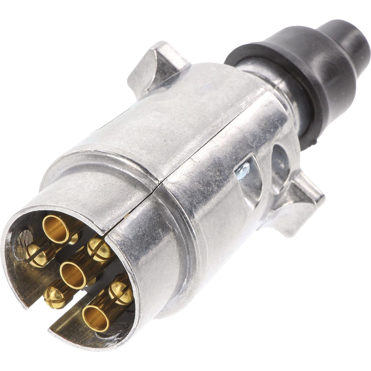 OEX 7 Pin Large Round Trailer Plug - Metal ACX8019