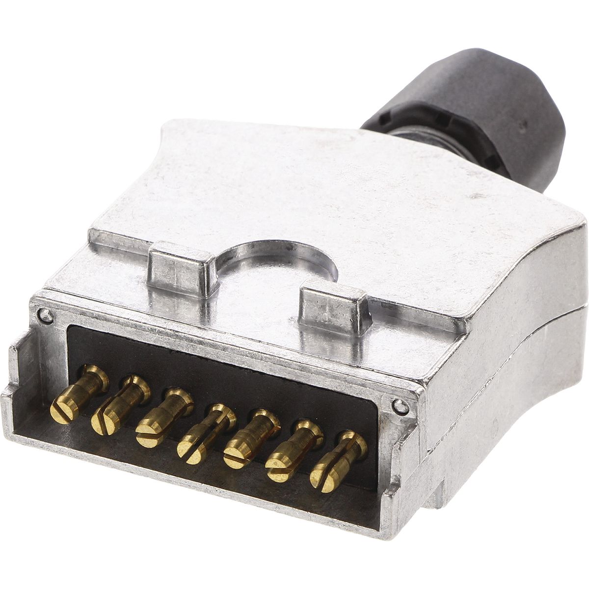 OEX 7 Pin Flat Trailer Plug - Metal ACX8021
