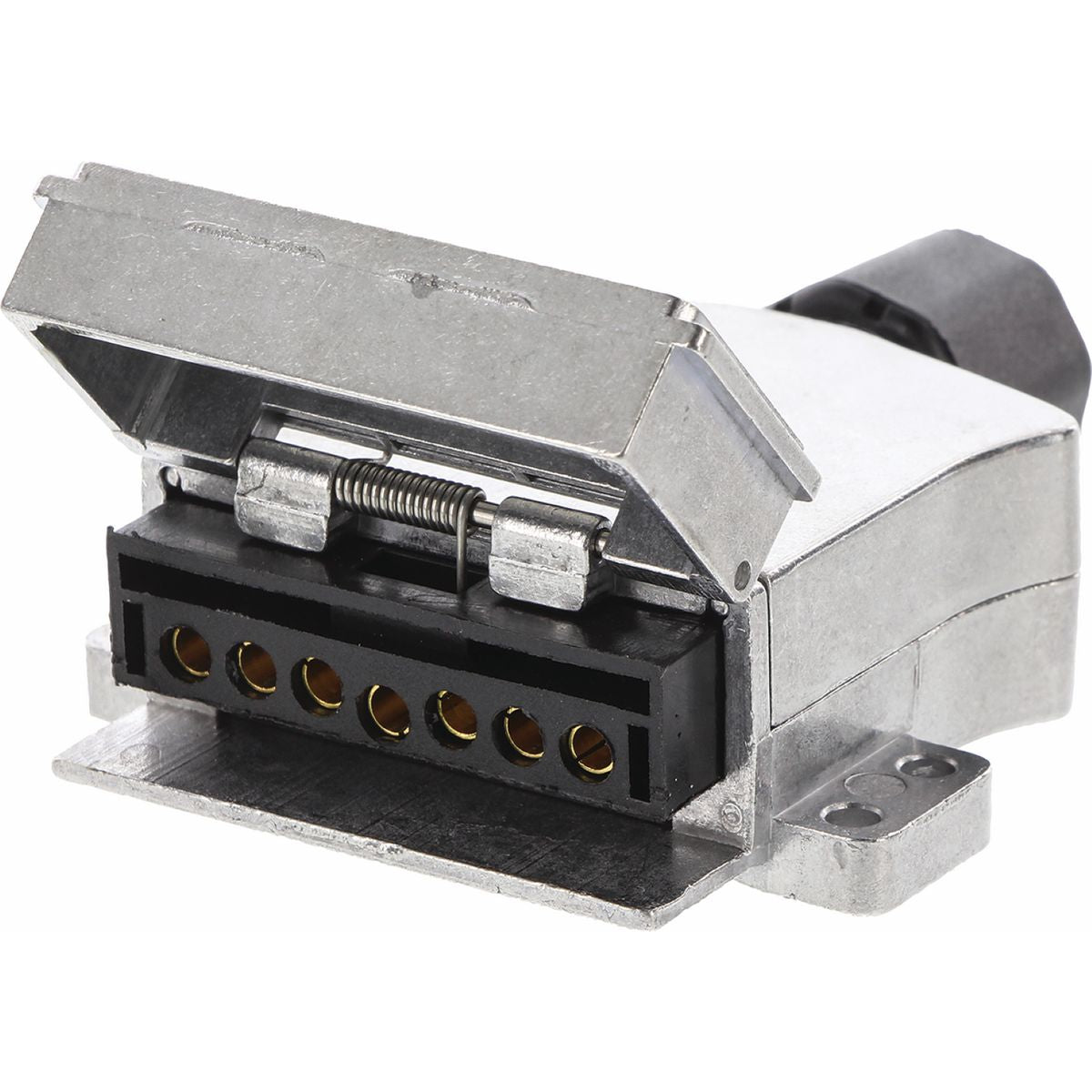 OEX 7 Pin Flat Trailer Socket - Metal ACX8022