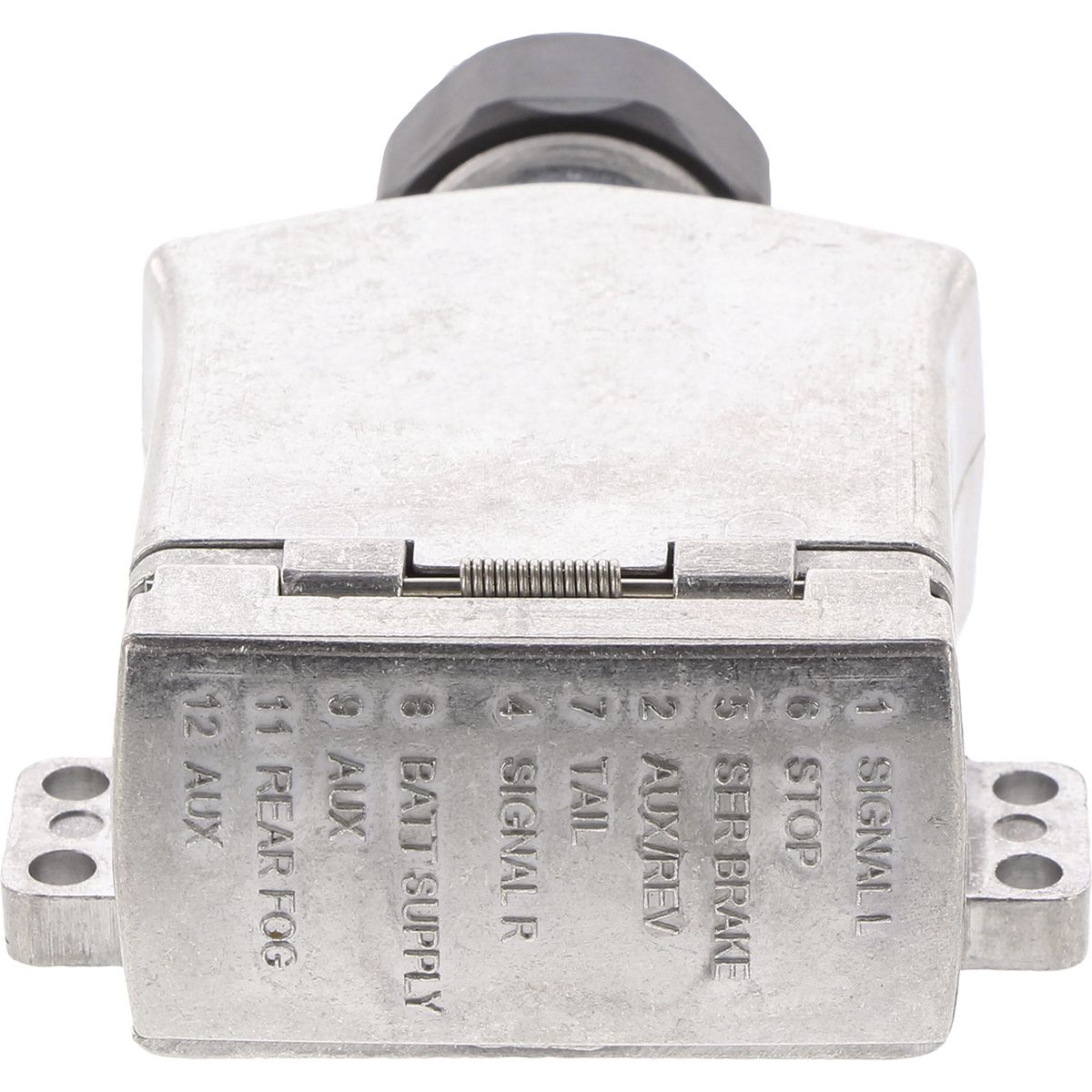 OEX 12 Pin Flat Trailer Socket - Metal ACX8024