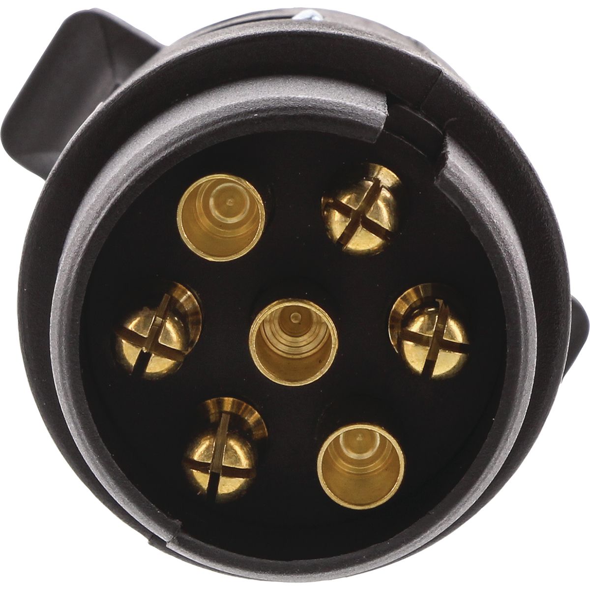 OEX 7 Pin Large Round Trailer Plug - Plastic ACX8029