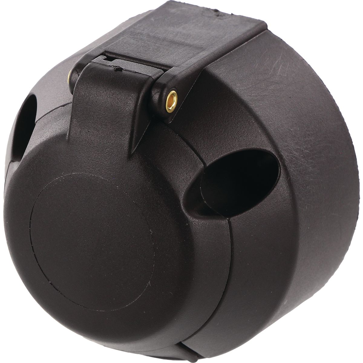 OEX 7 Pin Large Round Trailer Socket - Plastic ACX8030