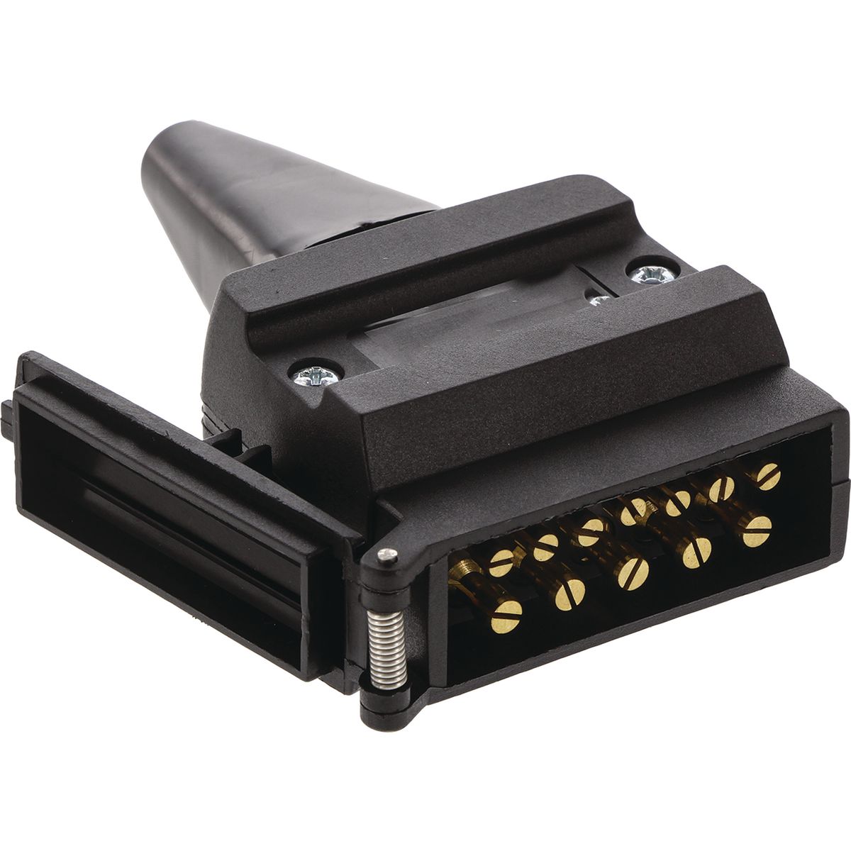 OEX 12 Pin Flat Trailer Plug - Plastic ACX8035
