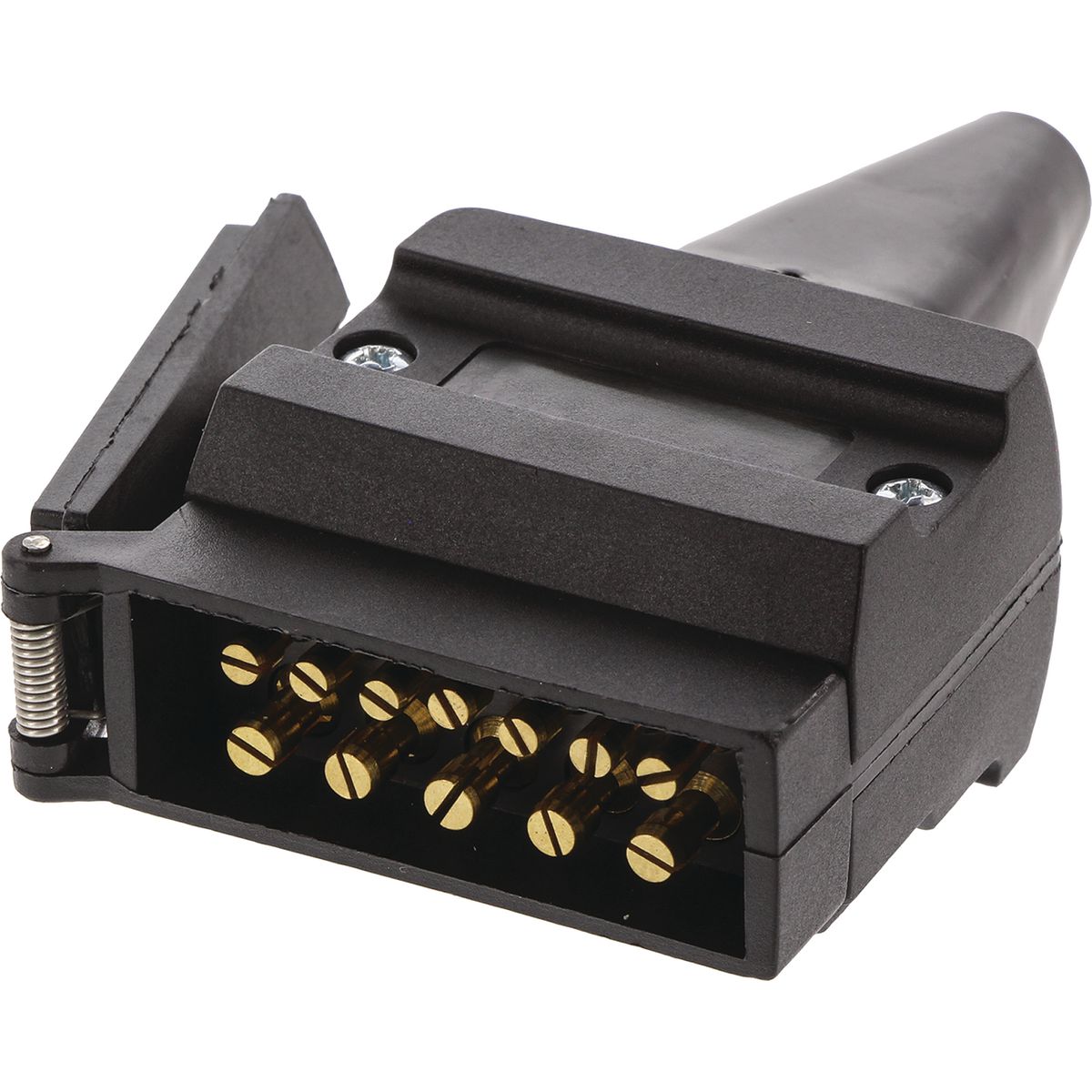 OEX 12 Pin Flat Trailer Plug - Plastic ACX8035