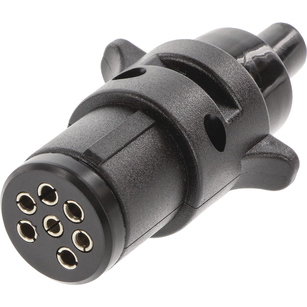OEX 7 Pin Small Round Trailer Plug - Plastic ACX8039
