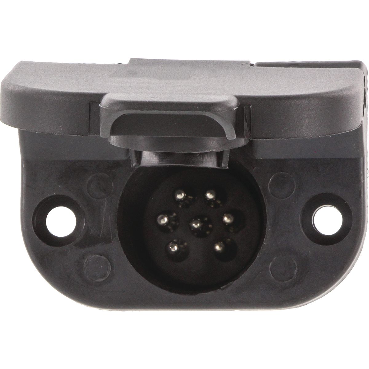 OEX 7 Pin Small Round Trailer Socket - Plastic ACX8040