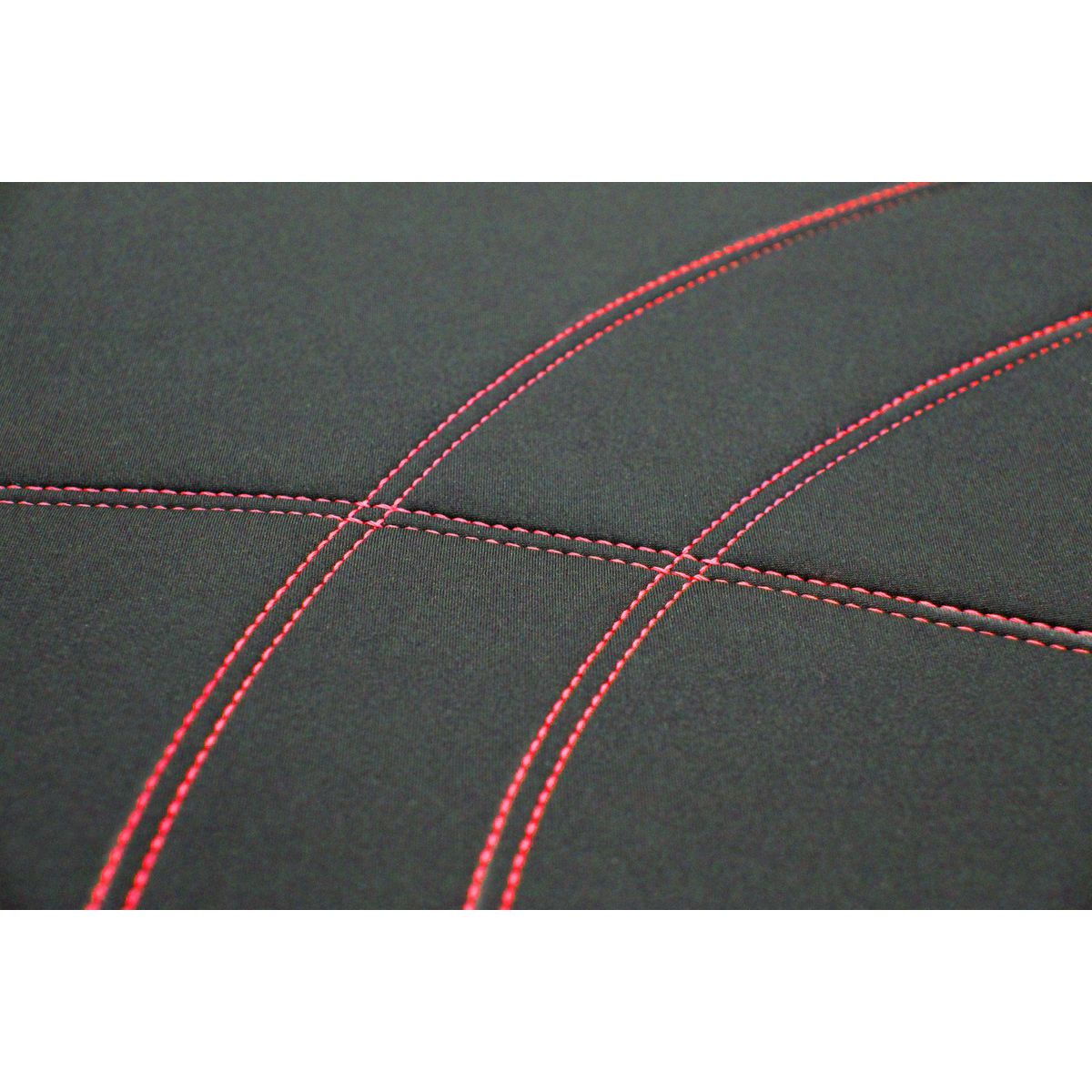 Sperling Tailored Fit 2nd Row Car Seat Cover Neoprene, Black/Red Stitching  Single RM5336GBR