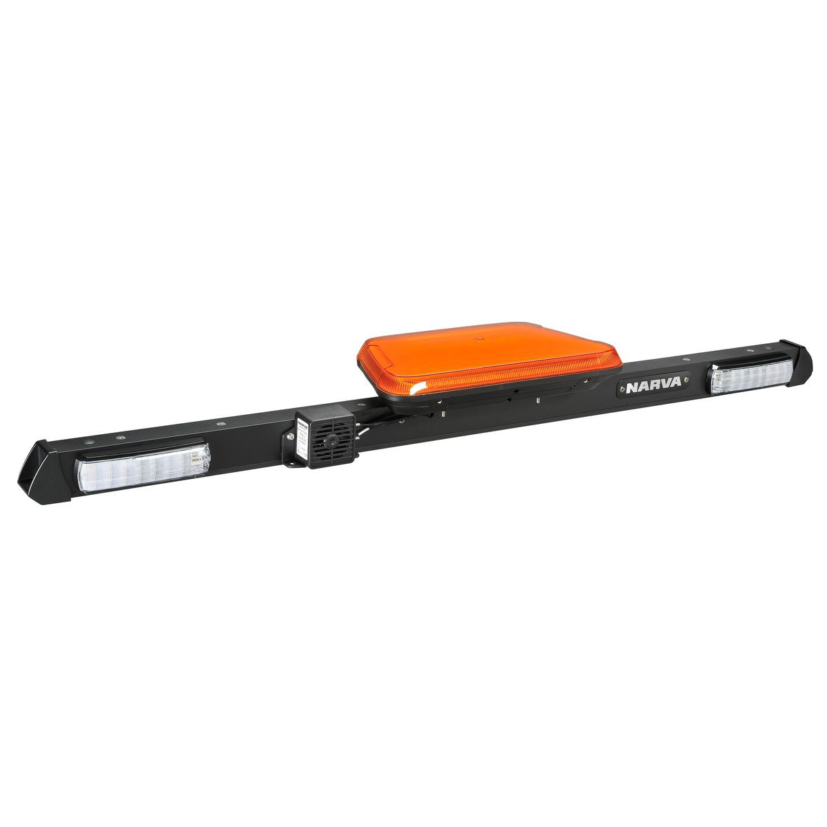 Narva 12V LED, 'AeroTech', Low Profile, Rotating Strobe Utility Bar - 1.2M - with 97dB Squawk Alarm 85093B