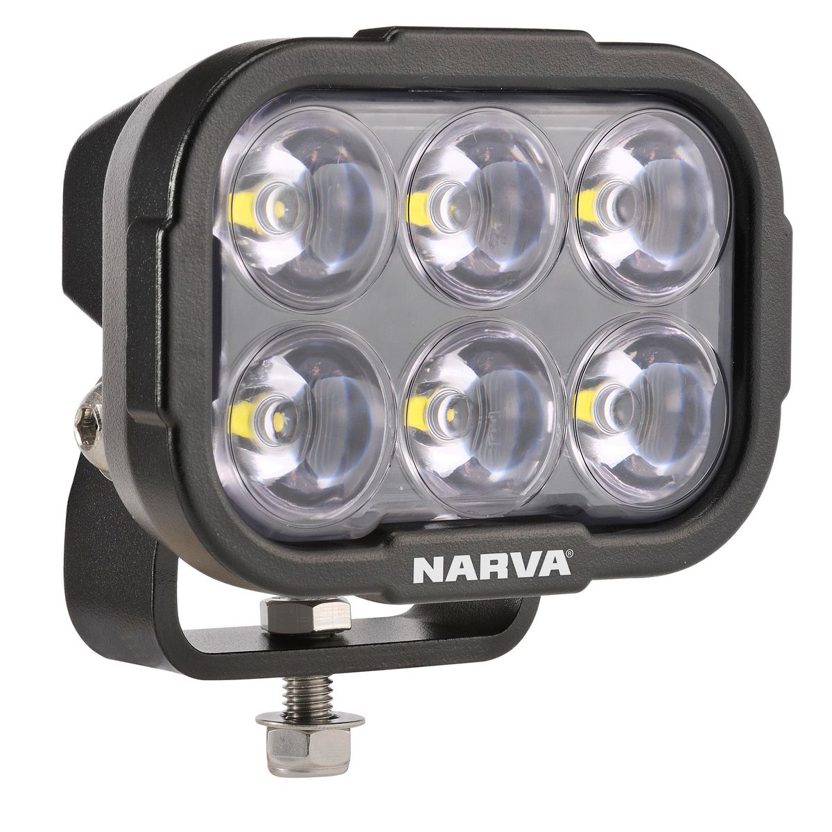 Narva 9 - 33V HD Microlux LED Work Lamp - Flood Beam 6 x 8W 73608