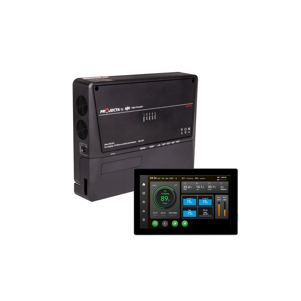 Projecta Battery Management System MPPT Reg PM310-BT7